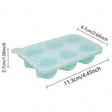 Fabricante de cubitos de hielo con inyección de agua mejorado, molde de silicona con forma de fresa para cubitos de hielo caseros con tapa - Multicolor - Ver 12