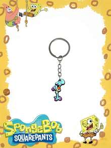 SpongeBob SquarePants 12 piezas Llavero de Bob Esponja, llaveros de personajes de dibujos animados, decoraciones de fiesta, encantos lindos de anime para bolsos, encantos de teléfono, llaveros, colgantes portátiles de moda, llaveros de estilo aleatorio, accesorios de nicho para bolsos, decoraciones de alta gama, accesorios de automóvil con tema de fiesta multifuncional, regalos de San Valentín/Año Nuevo para novia/parejas, adecuado para el Día del Maestro, aniversario, regalos de cumpleaños, decoraciones de bolsos de mujer, regalos para ella - Ver 7