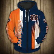 Auburn Tigers Hoodie Stripe (2) - 彩色 - 查看 2
