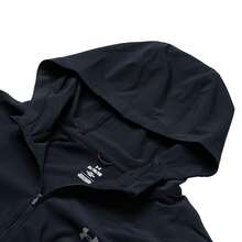 Under Armour UA Velociti Storm 连帽夹克，男士轻便舒适休闲运动通勤夹克 6005900-001 - 黑色 - 查看 3