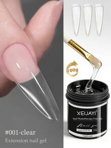 XEIJAYI Gel nối móng UV LED 6 màu, 100g, gel nối móng trong suốt dùng tại nhà và salon. - Nhiều màu - Xem 15