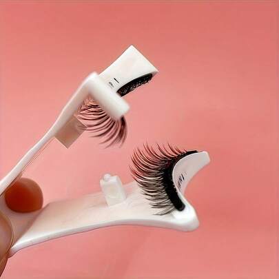 1/2 Pcs Professional Magnetic Eyelash Curler, Lightweight & Portable Magnetic Eyelash Curler, Only Includes The Curler