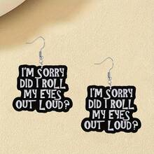 K-Pop Lightstick Acrylic Dangle Earrings, Cute Concert Light Stick Earrings, Fandom Jewelry Gift For K-Pop Fans - A - View 6