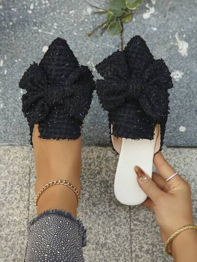 Mocasines planos con puntera puntiaguda de talla grande 35-45, estilo informal deslizante, suela suave y cómoda para el trabajo, adecuados para primavera, verano y otoño