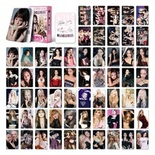 BLAC-PIN 最新照片卡 92件/盒（60張 LOMO卡 + 32張貼紙）K-Pop 粉絲支持周邊商品、演唱會紀念品、收藏照片卡、貼紙，適用於相簿或房間裝飾，生日或節日禮物首選 - 彩色 - 查看 1