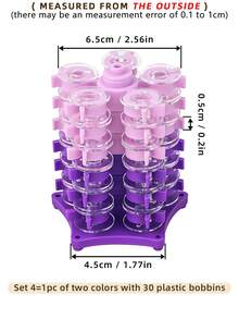 1pc Sewing Bobbin Storage Tower, Creative Pagoda Design, Practical Holder For Regular Plastic Or Metal Bobbins, Multi-Functional Sewing Machine Accessory Storage - A - View 16