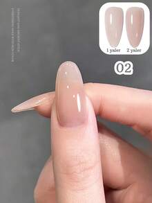 10毫升 MISS SHAKA 春夏美甲冰透明果冻裸粉色白色凝胶指甲油美白流行百搭美甲美甲沙龙家用DIY美甲用品 - 彩色 - 查看 6