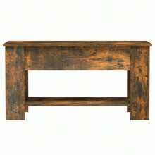 Coffee Table Smoked Oak 101x49x52 Cm Engineered Wood - Brown - View 5