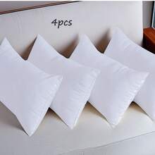 Cushion Insert, Available In Packs Of 1/2/4, Lightweight Down Alternative Polyester Pillow, Sofa Cushion, Pillowcase Filling, Machine Washable. (White, 12*20in; 18in; 20in; 22in) - 4pcs - 查看 11