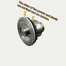 Stainless Steel Double Sink Drain Kit - Drain Pipe Set - Complete Kitchen Sink Drain Accessories, Easy To Assemble - Multicolor - View 13