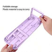 Foldable Nail Arm Rest, Nail Hand Rest Nails Tech, Macaron Hand Rest Stand Acrylic Nail, Portable Acrylic Hand Holder, Nail Pillow Arm Rest, Nail Supplies Manicure Table,Nail Supplies,Nail Tools,Nail Art Tools,Back To School,Nails,Nail Tools Press On Nails - 紫色 - 查看 7