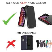 运动臂带手机支架，适用于最大7.0英寸的手机，带钥匙袋和耳机孔，兼容 15、14 Pro Max、Galaxy Ultra和其他智能手机 - 黑色 - 查看 9