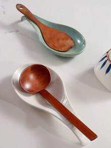 1 件复古陶瓷汤匙，高品质汤勺，北欧风格勺托，日式蘸酱碟，小开胃菜盘 - 彩色 - 查看 9