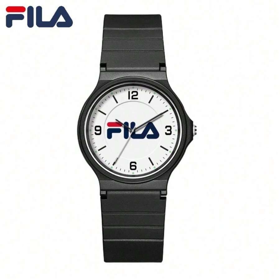 FILA 38-6695 复古硅胶石英表 35mm 小表盘 30米防水 情侣腕表 - 均碼 - 查看 1