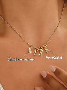 Dây chuyền nhiều tên tùy chỉnh lấp lánh mờ với dây hộp; Dây chuyền mặt dây chuyền hình trái tim lấp lánh mờ tinh tế cá nhân hóa dành cho nữ; Dây chuyền mặt tên bằng thép không gỉ 304 từ 1-4 tên. - Kiểu 1 - Nhiều tên - Xem 9
