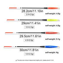 FTK 4Pcs Fishing Float Long Distance Buoy Bobber Balsam Fir Carp Fishing Float Bobber - Multicolor - View 2