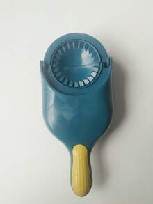 1个随机颜色二合一饺子皮制作器，创意饺子制作器，手动玉米饼制作器，面团压模，饺子模具，厨房工具，厨房小工具（手柄颜色随机） - 彩色 - 查看 12