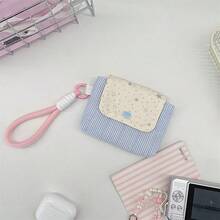 1pc Cute Star Shaped Ins Style Cosmetic Bag, Women Sanitary Pad Pouch, Coin Purse, Travel CD Storage Bag - Multicolor - View 9