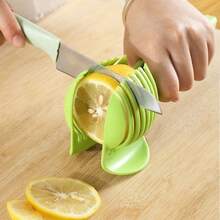 1pc Easy To Grip And Lemon Slicer Multi Blade Tool With Round Fruit Pliers, Egg Slicing Accessories, Perfect For Kitchen Preparation, Multi-Functional Fruit Divider With Handle, Tomato Slicer For Home Use, Lemon Slicing Tool, Onion,Lemon Slicing Clip - Multicolor - View 11