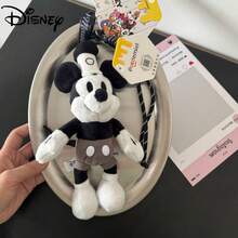 Disney 迪士尼官方授权米奇飞行员系列儿童毛绒玩偶背包挂件钥匙扣挂绳摆件，儿童生日礼物 - 彩色 - 查看 7