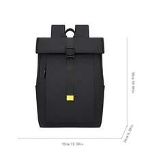 Large Capacity Men's Backpack, Lightweight Commuter Bag, Business Casual Backpack For College Students And Travel - Black - View 10