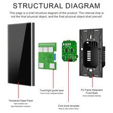 美标智能WiFi风扇灯开关 - 双开关+单风扇设计，钢化玻璃面板，可调节LED背光，兼容Alexa App和语音控制，可调节风扇速度，定时功能，需接零线，600W照明+150W风扇 - 彩色 - 查看 11