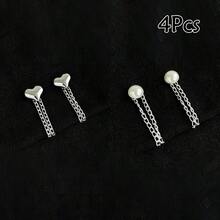 Conjunto de 2/4/6 prendedores de manga ajustáveis para mulheres, com decoração de borboleta e coração - Encurtam mangas instantaneamente, fazem bainha em calças, fita para bainha sem costura, anti-arrasto, ferramenta para ajuste de roupas, design elegante, multicolorido - Multicolorido - Ver 14