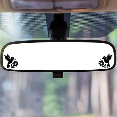 Hình dán trang trí chim cầm hoa, decal dán gương chiếu hậu cho nội thất xe hơi, hình dán trang trí nhà cửa, phù hợp với nhiều không gian để làm cho nội thất xe của bạn thêm đẹp mắt.