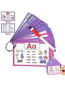 Bộ 1 thẻ học phát âm tiếng Anh, thẻ từ vựng, trò chơi nhận thức giúp tăng cường trí nhớ, quà tặng. - Nhiều màu - Xem 11