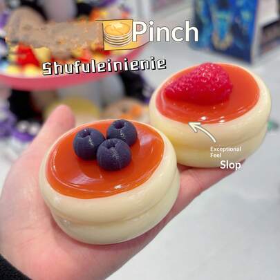 1pc New Squishy Marshmallow High-Quality Thick Silicone Stress Relief Toy, Ideal For Boys, Girls, Interaction, Friendship, Family, Hot Selling, Explosion Model, Gift For Boyfriend/Girlfriend, Birthday, Party, Perfect Gift