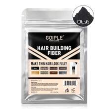 GOIPLE Premium Hair Building Fibers & Applicator Set, Instant Thickening Smudge-Proof Root Blending, Undetectable Thinning Hair Loss Concealer, Refillable Fiber Powder For Bald Spot Coverage Hairline Refinement Daily Styling, Women Men All Hair Types - 1pc Black Bag (1.05oz/30g) - View 12