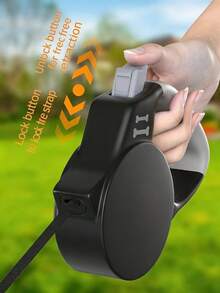 1 pieza Correa retráctil para mascotas de 5M, material de alta resistencia, diseño anti-, adecuado para mascotas pequeñas/medianas/grandes - Multicolor - Ver 2