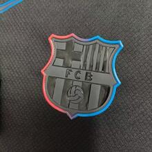 Barcelona 24/25 Away Jersey YAMAL 19 Soccer Jersey Short Sleeve Football Uniform - 黑色 - 查看 2