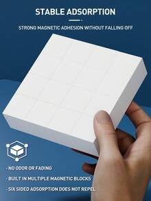 Đồ chơi xếp hình nam châm, hình dạng thú vị, đồ chơi giảm căng thẳng, nam châm 6 mặt, đồ chơi lắp ráp nam châm, đồ chơi văn phòng, trò chơi xếp hình giáo dục. - Nhiều màu - Xem 4