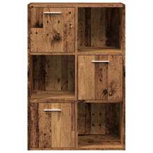 Bookshelf Old Wood 60.5x30x90 Cm Engineered Wood - Brown - View 5