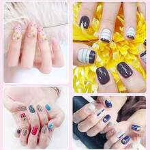 Nail Art Tools 22-Piece Set, Resin Nail Art Palette, 2-Way Acrylic Silicone Engraving Pen Dotting Pen Tools Nail Art Kit For Nail Art DIY Home Salon Makeup Display Board, Pink - Pink - View 7