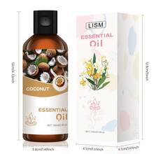 LISM 30毫升/100毫升椰子精油，适用于家用香薰机、DIY蜡烛、香皂、舒缓沐浴、营造氛围、清新空气、身体按摩、节日礼品 - 椰子精油 - 查看 3