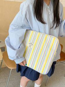 笔记本电脑包 11"/14" 平板电脑包，适用于 iPad 和笔记本电脑的电脑包，印花防水便携设计，防震保护，适用于 11"、13"、14"、15.3" 和 15.6" 设备，理想的返校配件。 - 彩色 - 查看 4