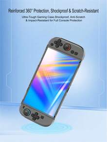 2pcs Diamond Pattern Grip Covers + 1pc Diamond Pattern Protective Case For Nintendo Switch 2, Ergonomic Curved Design, Anti-Slip, Anti-Sweat, Anti-Scratch, Boxed Packaging - View 5