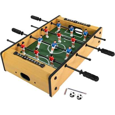 HLC 20 Inch Mini Foosball Table, Indoor & Outdoor Game Table, Perfect Christmas & Birthday Gift