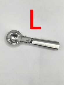 1pc Stainless Steel Multi-Function Ice Cream Scoop, Can Be Used As Ice Cream Spoon, Fruit Spoon, Multi-Purpose Ice Cream Scoop, Fruit Ice Cream Spoon - Multicolor - View 9