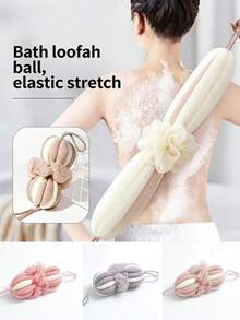 2pcs-4pcs Stretchable Large Bath Sponge, Adult Summer Exfoliating Towel, Durable High-Quality Lather Maker - View 1