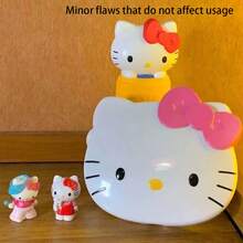 SANRIO 1pc Soap Dish With Cover - Cute Bathroom Decor, Transparent Soap Container, Non-Slip Base, Portable Travel Soap Box, Holiday & Birthday Gift - View 4