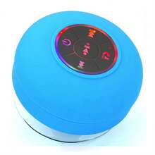Shower Speaker,MINI PHONE Wireless Speaker, Electronics Gifts Mini Portable Speaker With Suction Cup And Mic For Bathroom - Blue - View 8