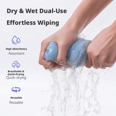 20pcs/Pack Disposable Kitchen Slouchy Dishwashing Cloth, Highly Absorbent Multipurpose Cleaning Towel, Suitable For Various Scenarios