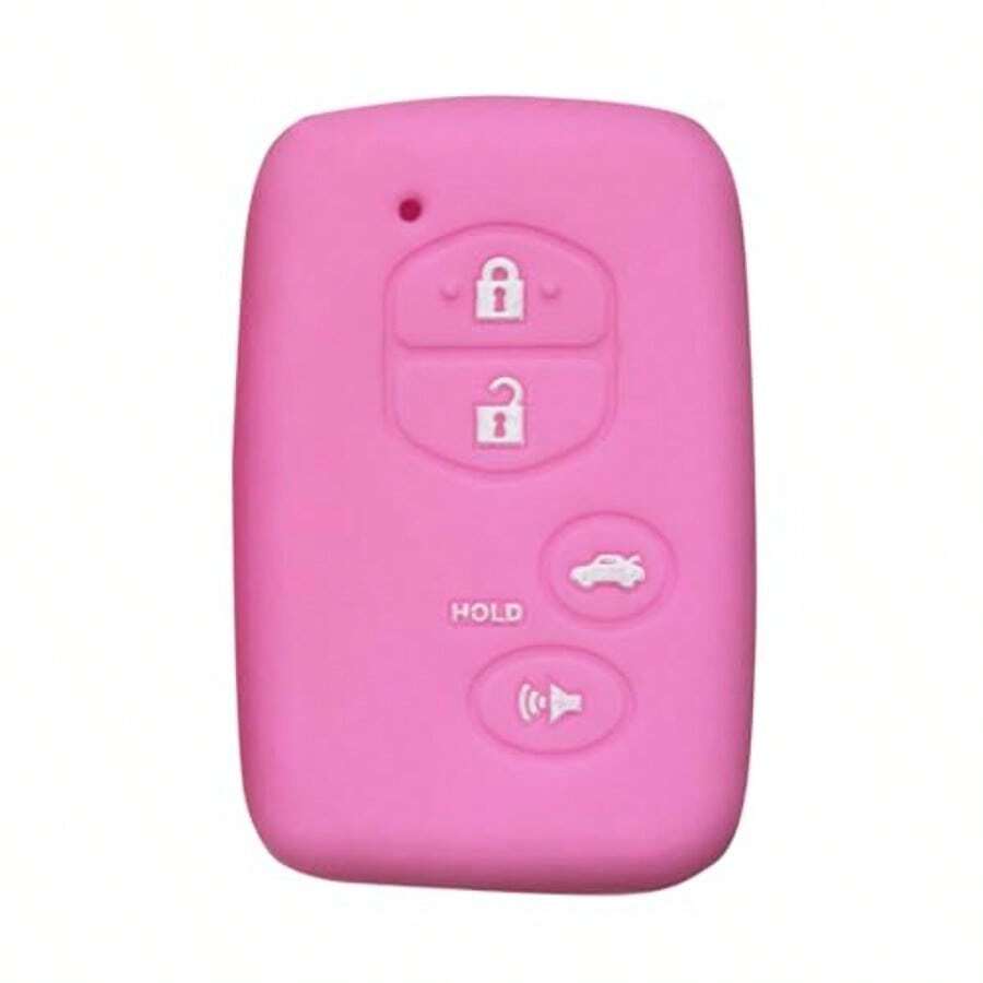Key Fob Cover For Camry 4 Buttons Remote Protector Case Fit For Avalon Camry Hybrid Corolla Highlander Hybrid Prius Plug In Hybrid Scion FR-S 10 Series Pink - Pink - 查看 1