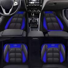 4pcs Universal Car Floor Mats - Anti-Slip All-Weather Protection Set, Dust-Proof & Scratch-Resistant For Sedan/SUV/Pickup - Floor Mats - View 1