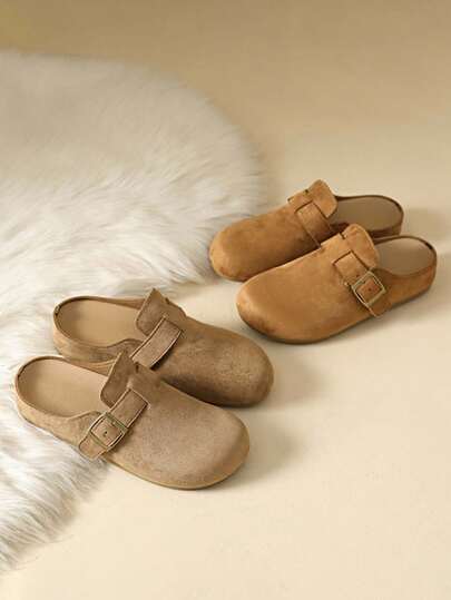 1 Pair Soft Sole Anti-Slip Casual Slip-On Slippers For Boys & Girls, Fashionable For Teens, Suitable For Spring & Autumn