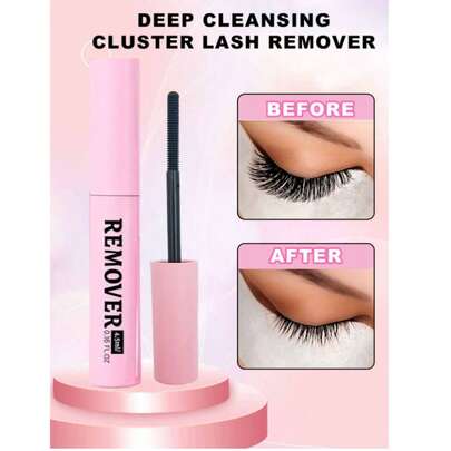 Eyelash Remover Liquid, Cluster False Eyelash Glue Remover Liquid, DIY Eyelash Remover Liquid, False Eyelash Makeup Remover Liquid, Gentle Soothing Non-Irritating Eye Cleansing Liquid, Eyelash Glue Remover Liquid