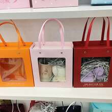 1套豪华透明窗口礼盒，纪念品包装空盒，生日礼盒 - 查看 11